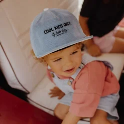 Casquette enfant velours - Hello Hossy - Mini - Mini Açaï