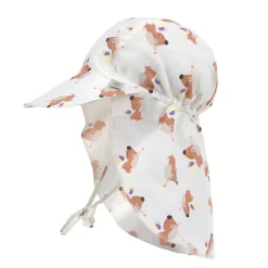 Casquette protége nuque anti-uv bébé - Lassig - Ice Cream/Chien sel marin