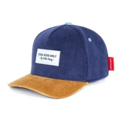 Casquette velours enfant Curve - Hello Hossy - Sweet Indigo