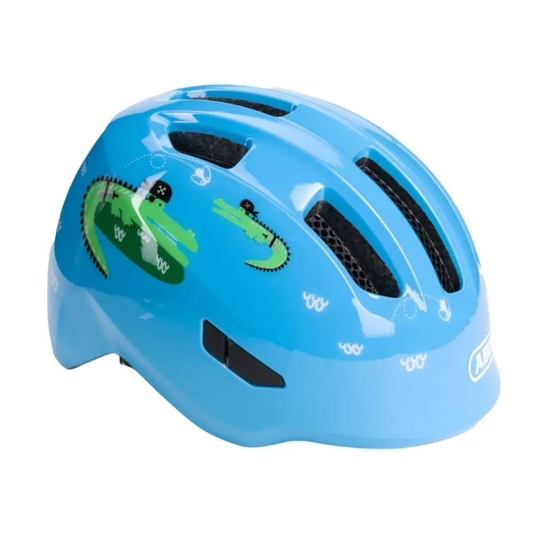 Casque vélo bébé - Abus Smiley 3.0 - Blue Croco