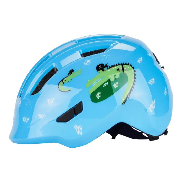 Casque vélo bébé - Abus Smiley 3.0 - Blue Croco