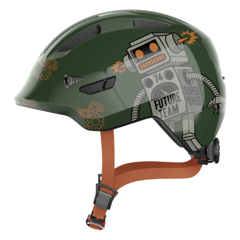 Casque vélo bébé - Abus Smiley 3.0 - Green Robot