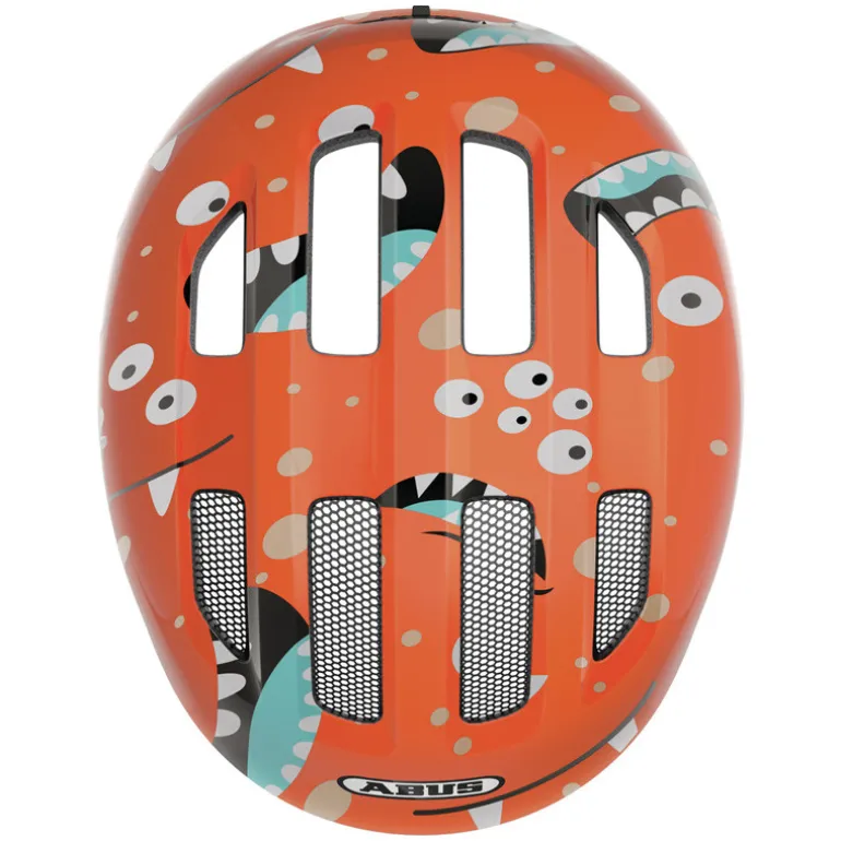 Casque vélo bébé - Abus Smiley 3.0 - Orange Monster