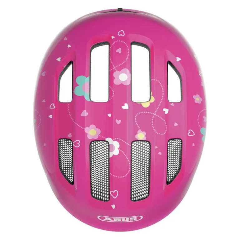 Casque vélo bébé - Abus Smiley 3.0 - Papillon Rose