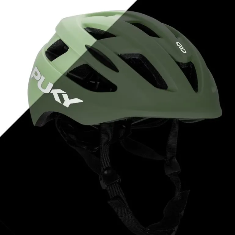 Casque vélo enfant - Puky - Retro Green