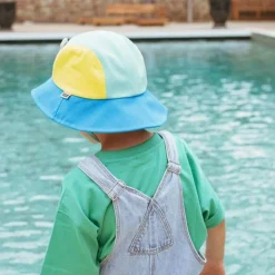 Chapeau Camper enfant anti-UV - KietLa - Lion Vert
