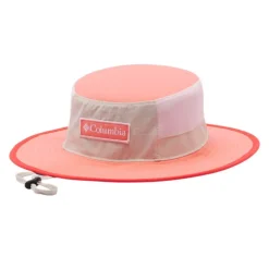 Chapeau de randonnée enfant - Bora Bora - Columbia - Dark Stone / Hot Coral / Satin Pink