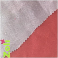 Chapeau zoli bébé/enfant en lin - Lilas/Corail