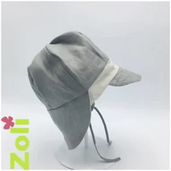 Chapeau zoli bébé/enfant en lin - Taupe/Beige