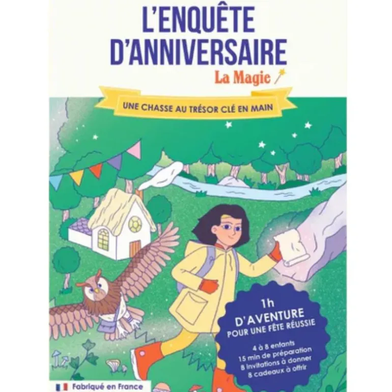 Chasse aux trésors pour enfants L’enquête anniversaire - En Cavale