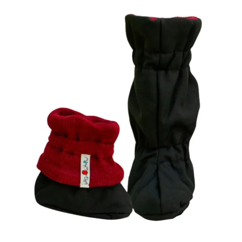 Chaussons de portage polaire Manymonths - Wild Pomegranade