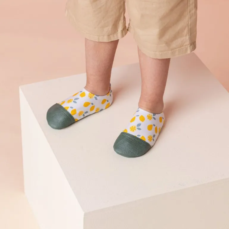 Chaussons souples enfant - Les Pas Petits - Les Petits Citrons Jaunes