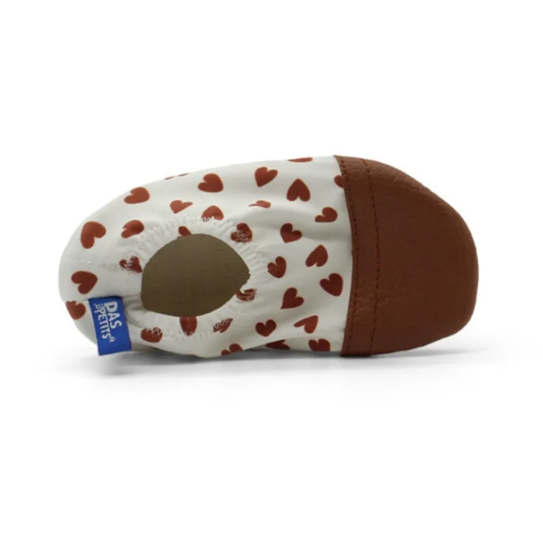 Chaussons souples enfant - Les Pas Petits - Les Petits Coeurs
