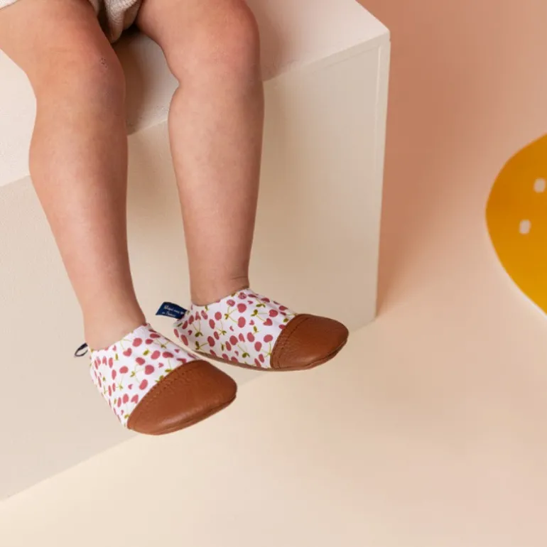 Chaussons souples enfant - Les Pas Petits - Les Petites Cerises