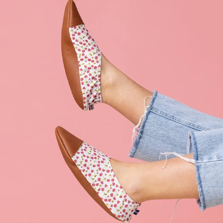 Chaussons souples enfant - Les Pas Petits - Les Petites Cerises