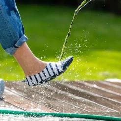 Chaussons souples enfant - Les Pas Petits - Les Petits Marins Bleus Marines