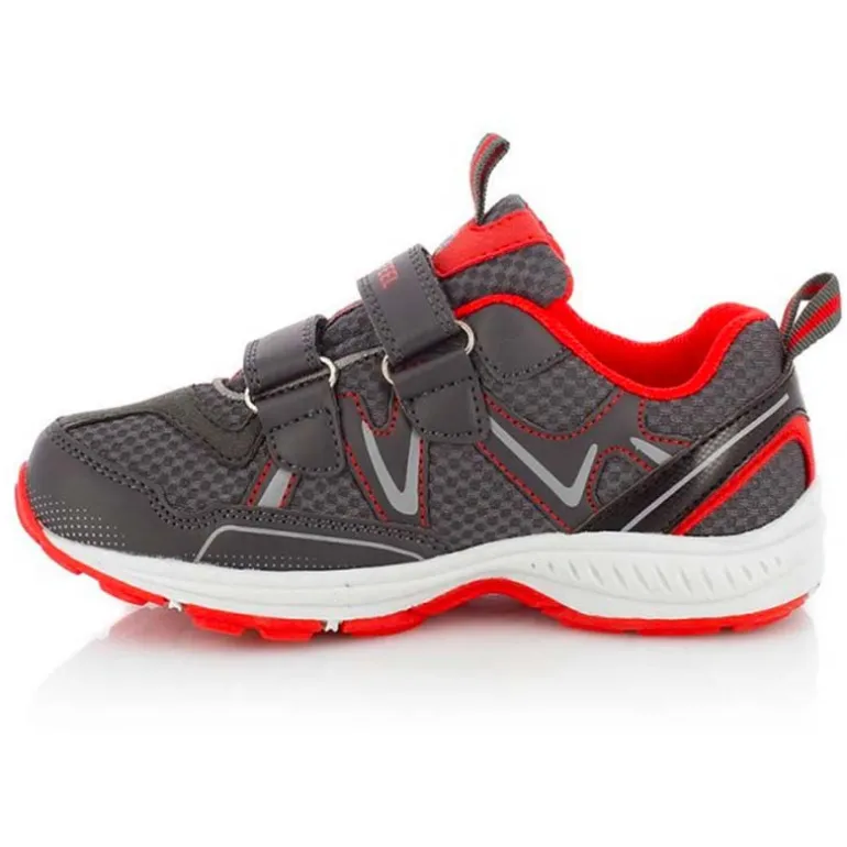 Chaussure multi-activités enfant avec velcro - Kimberfeel Pilat - Anthracite