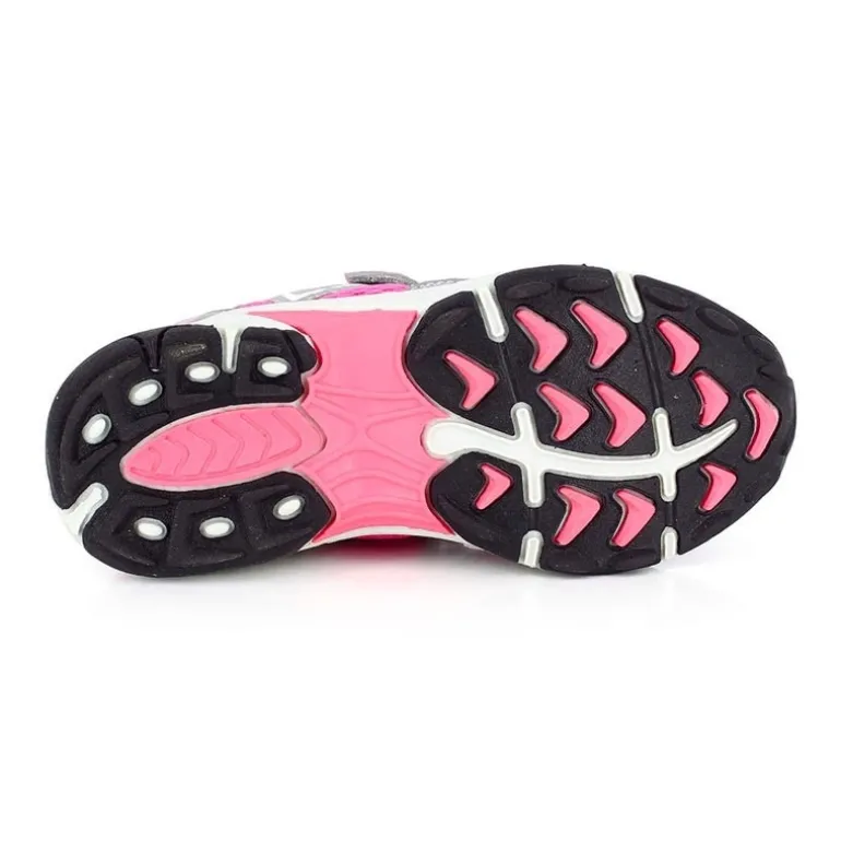 Chaussure multi-activités enfant avec velcro - Kimberfeel Pilat - Rose fushia