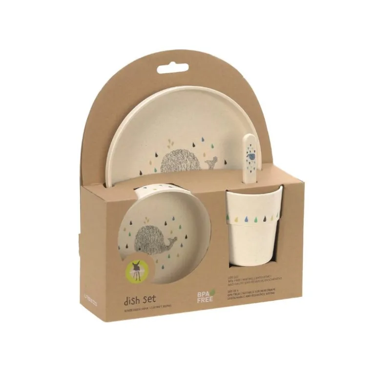 Coffret repas enfant - Lassig - Little Water - Baleine