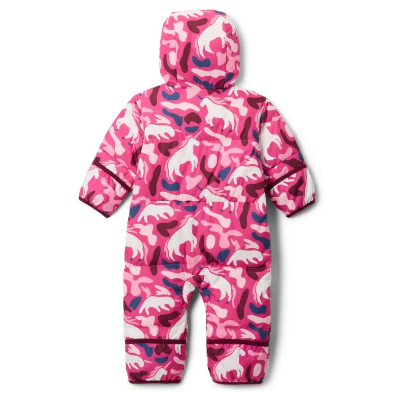 Combinaison bébé hiver en duvet Columbia Snuggly Bunny - Pink Ice Uniflauge / Satin Pink