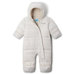 Combinaison bébé hiver en duvet Columbia Snuggly Bunny - White Madras Tonal / Chalk