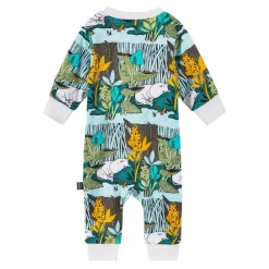 Combinaison coton bio Moomin Sovare - Reima - Vert gris