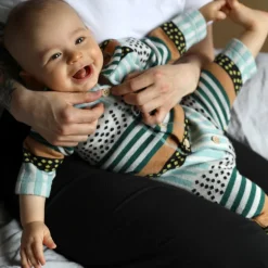 Combinaison en laine pour bébé Moomin Mysig - Reima - Cool Green