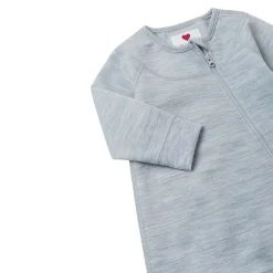 Combinaison en merinos pour bébé Lauha - Reima - Melange Grey clair