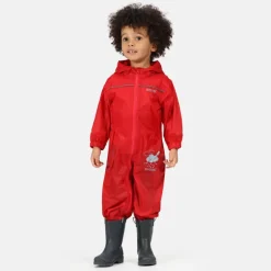 Combinaison pluie enfant - Puddle de Regatta - Rouge