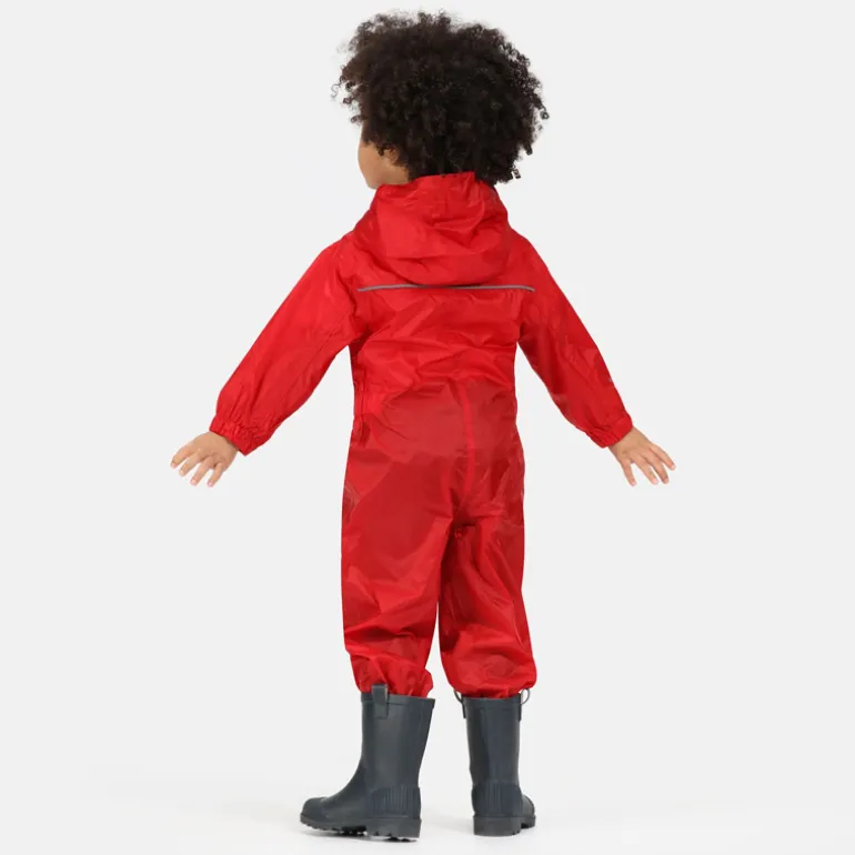 Combinaison pluie enfant - Puddle de Regatta - Rouge
