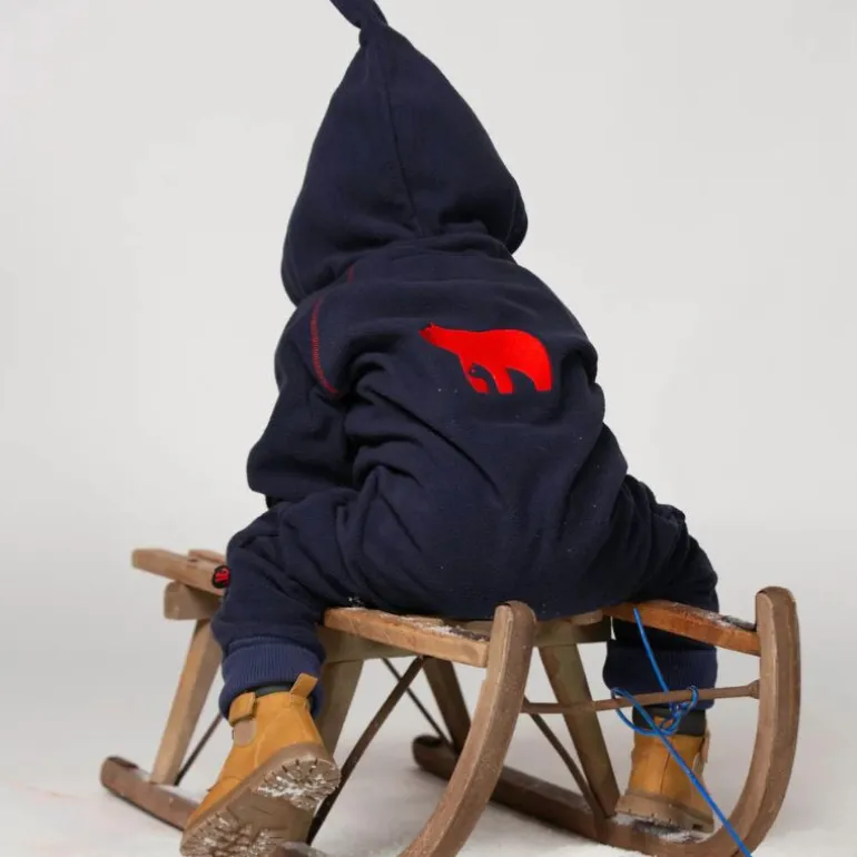 Combinaison polaire bébé - Ducksday - Dark Blue / Red