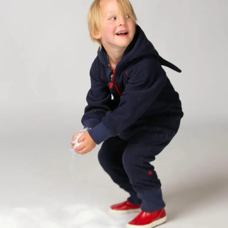 Combinaison polaire bébé - Ducksday - Dark Blue / Red