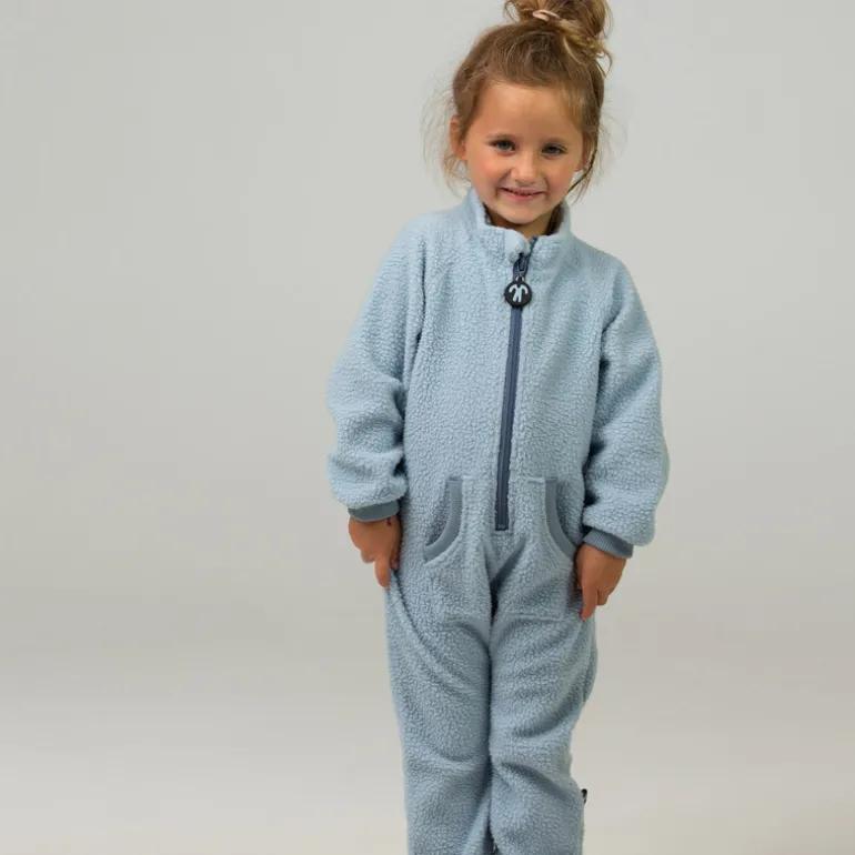 Combinaison polaire bébé - Ducksday - Light Blue