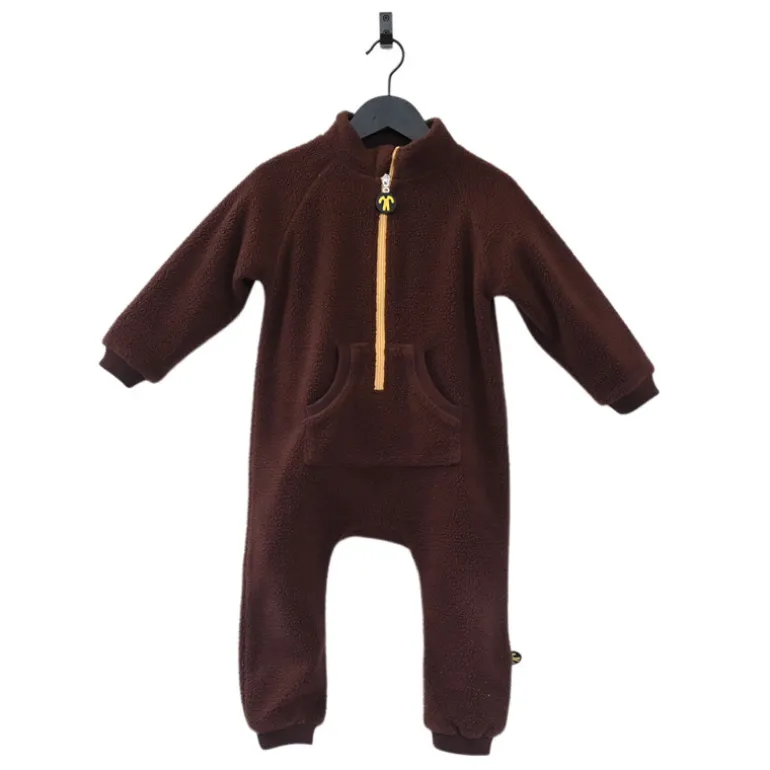 Combinaison polaire bébé - Ducksday - Dark Brown