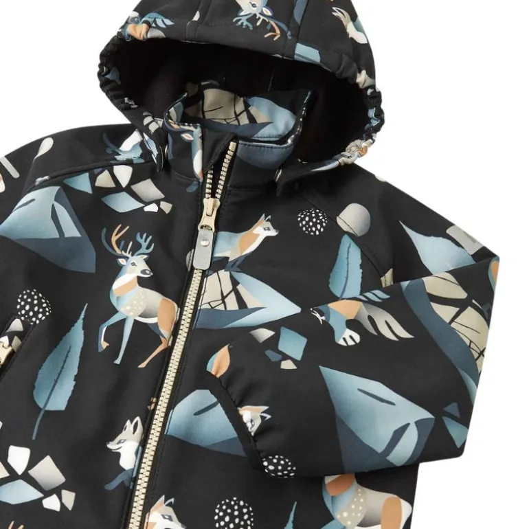 Combinaison softshell bébé Mjosa - Reima - Black