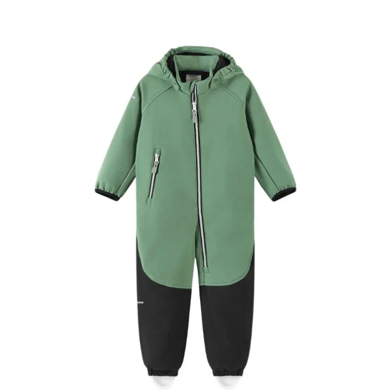 Combinaison softshell bébé Mjosa - Reima - Green Clay