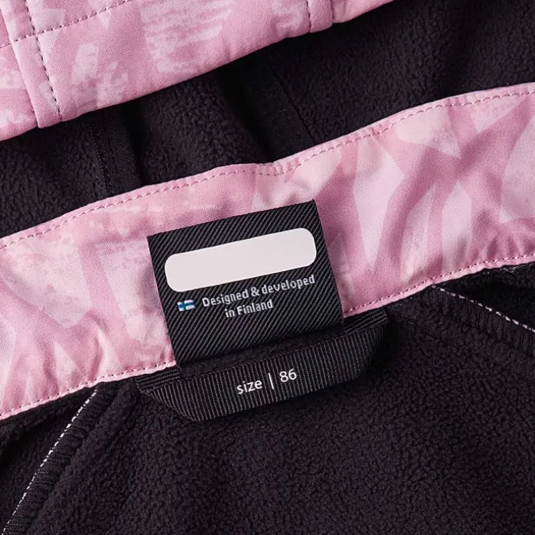 Combinaison softshell bébé Mjosa - Reima - Rosy Pink