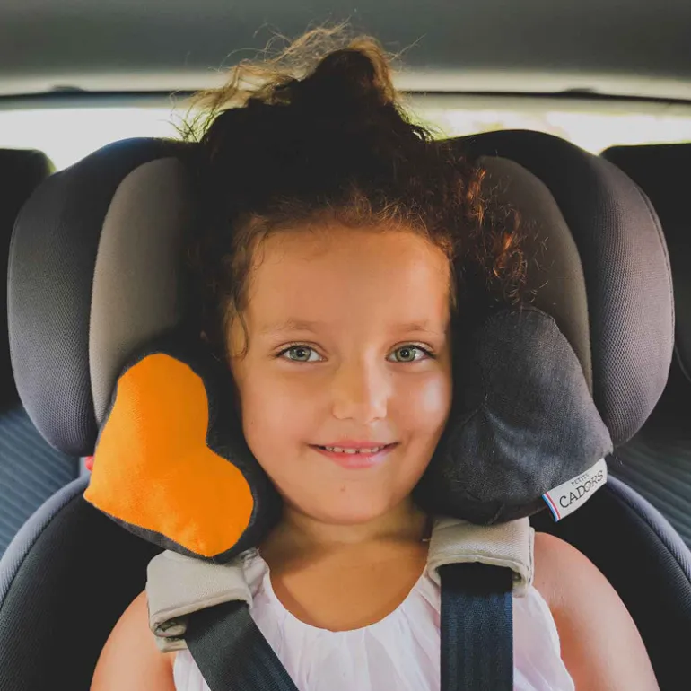 Coussin voiture enfant Téodor - Petits Cadors - Citron