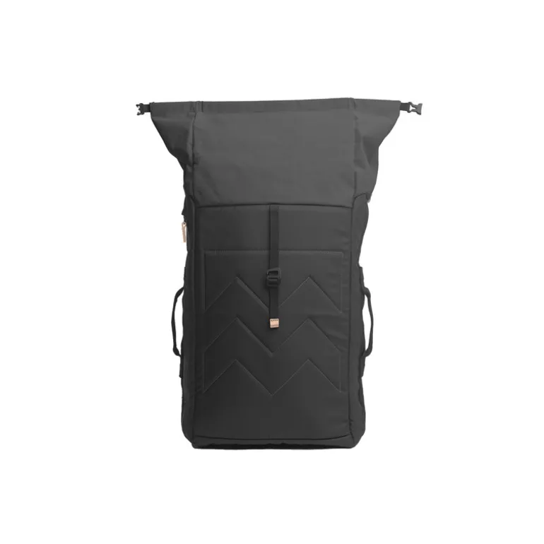 Duffle Mini Smögen 30L à 45L - MeroMero - Gris Anthracite / Cuir Beige