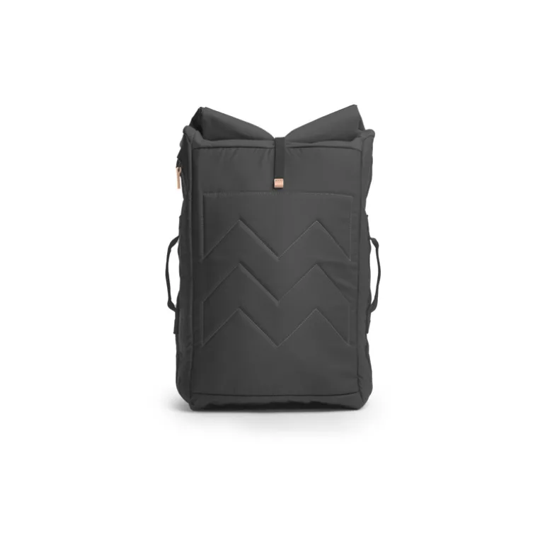 Duffle Mini Smögen 30L à 45L - MeroMero - Gris Anthracite / Cuir Beige
