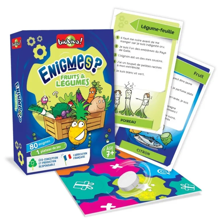 Enigmes Fruits et Légumes - Bioviva