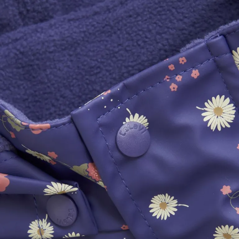 Ensemble de pluie enfant doublé polaire - Veste et Salopette - CeLaVi - Skipper Blue