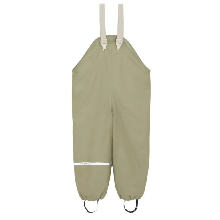 Ensemble de pluie enfant doublé polaire - Veste et Salopette - CeLaVi - White Pepper
