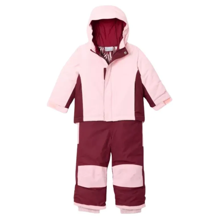 Ensemble neige enfant Columbia Buga - Satin Pink / Rich Wine