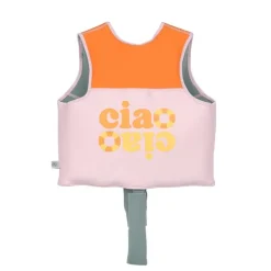 Gilet de natation Lassig - Illusion rose pâle/orange