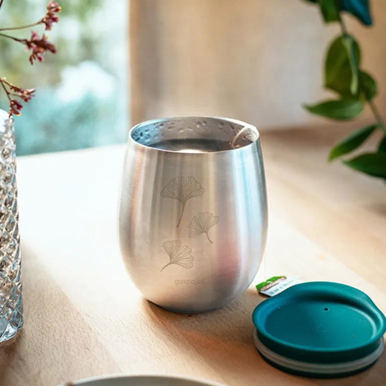 Gobelet isotherme inox Cosy - Gaspajoe - Ginkgo