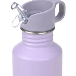 Gourde enfant inox - Lassig - Little Gang - Coeur Mauve