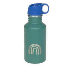 Gourde enfant inox - Lassig - Little Gang - Vert Arc-en-ciel