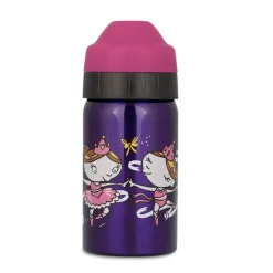Gourde enfant isotherme anti-fuite - Gourde Ecococoon - Ballerines