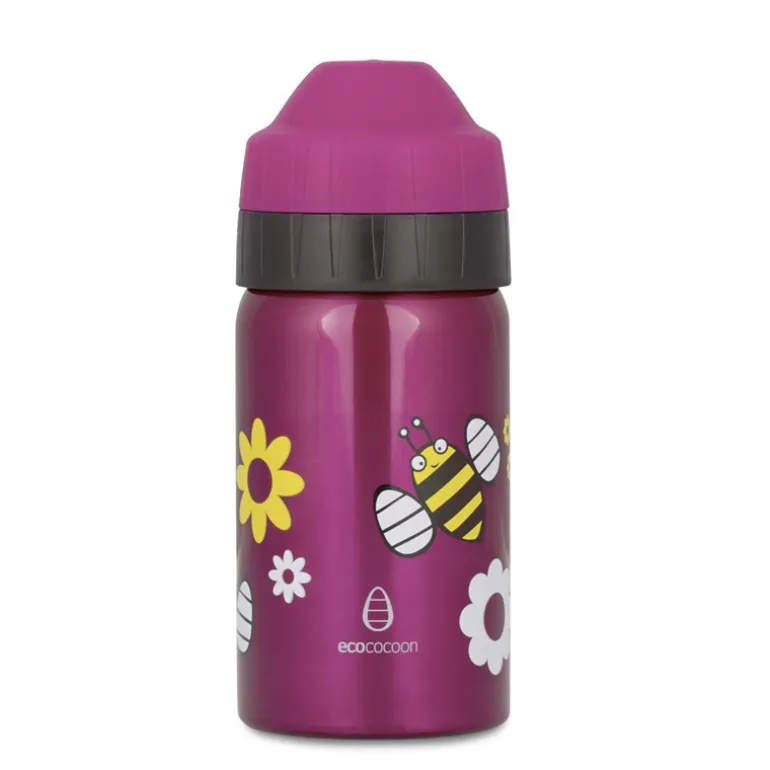Gourde enfant isotherme anti-fuite - Gourde Ecococoon - Spring